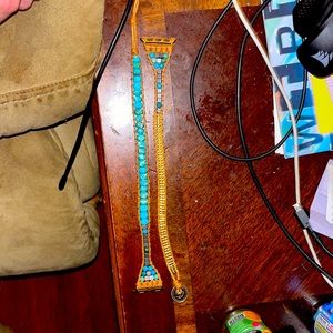 Apple Watch band for 38mm size turquoise wrap